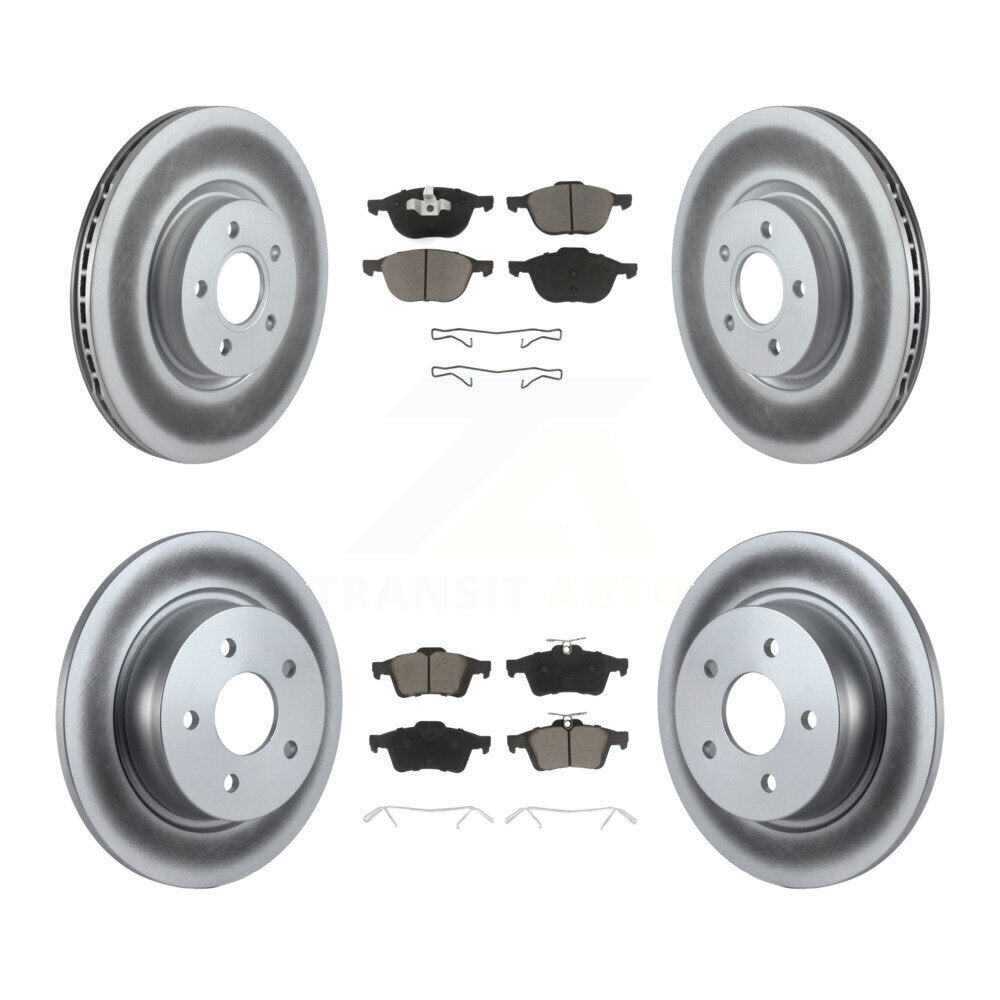 Transit Auto KGC-100672 Disc Brake Kit for 2014 Ford Transit Connect - Front and Rear