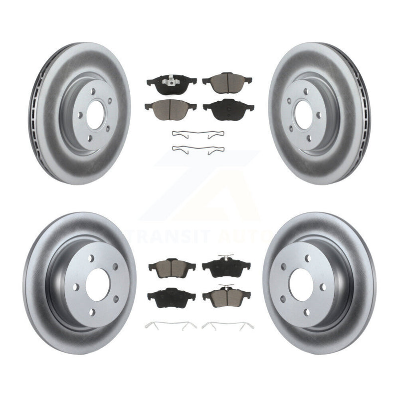 Transit Auto KGC-100672 Disc Brake Kit for 2014 Ford Transit Connect - Front and Rear