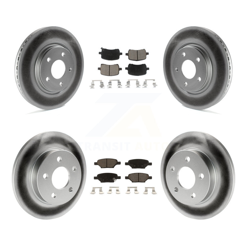 Transit Auto KGC-100673 Disc Brake Kit for 2004-2010 Chevrolet HHR, Pontiac G5 and More - Front and Rear