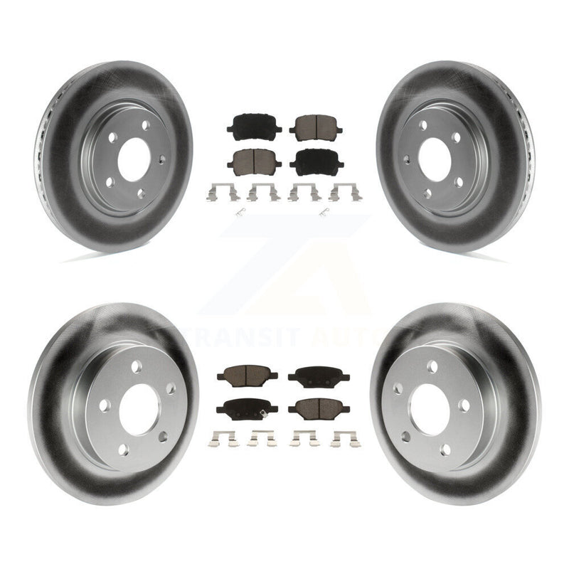 Transit Auto KGC-100674 Disc Brake Kit for 2004-2012 Chevrolet Malibu, Pontiac G5 and More - Front and Rear