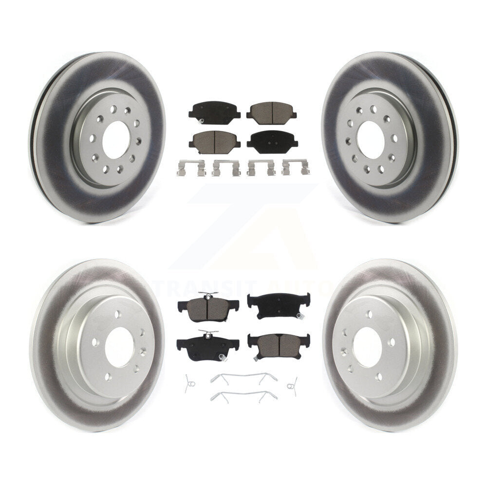 Transit Auto KGC-100682 Disc Brake Kit for 2016-2018 Buick Envision - Front and Rear