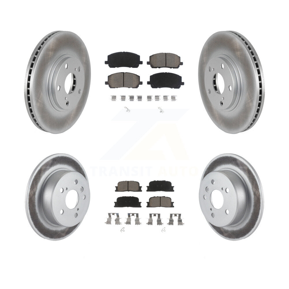 Transit Auto KGC-100684 Disc Brake Kit for 2001-2003 Toyota Highlander - Front and Rear