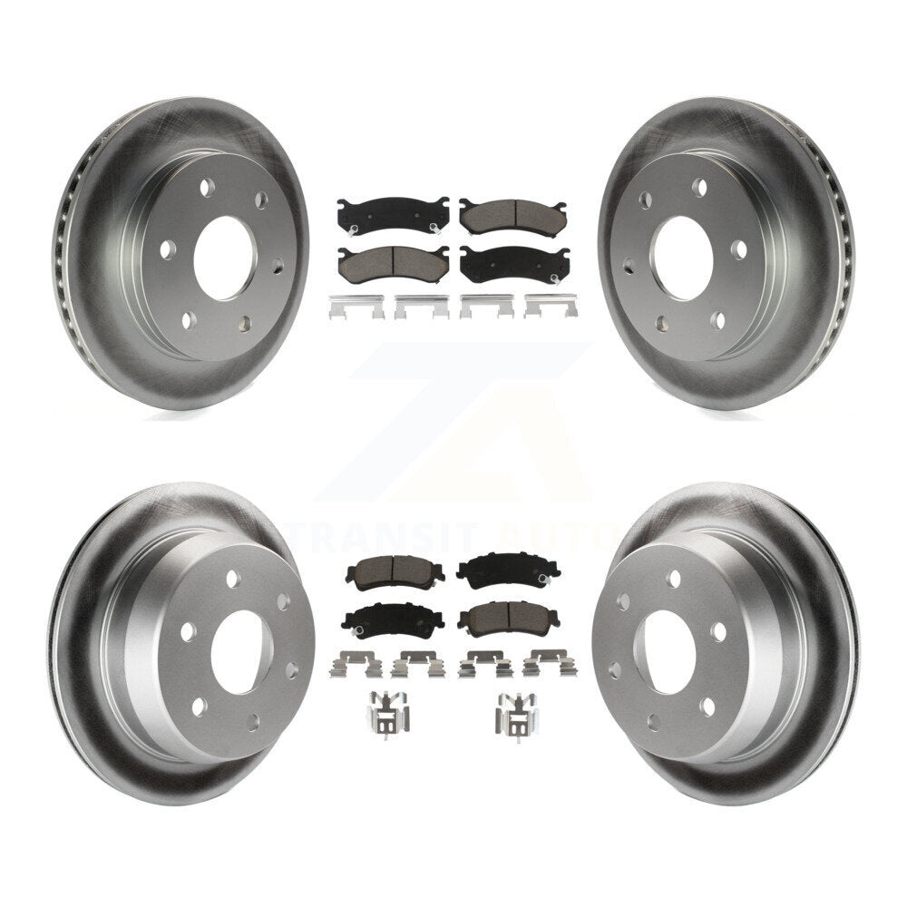Transit Auto KGC-100686 Disc Brake Kit for 1999-2007 Chevrolet Silverado 1500 Classic, GMC Sierra 1500 Classic and More - Front and Rear