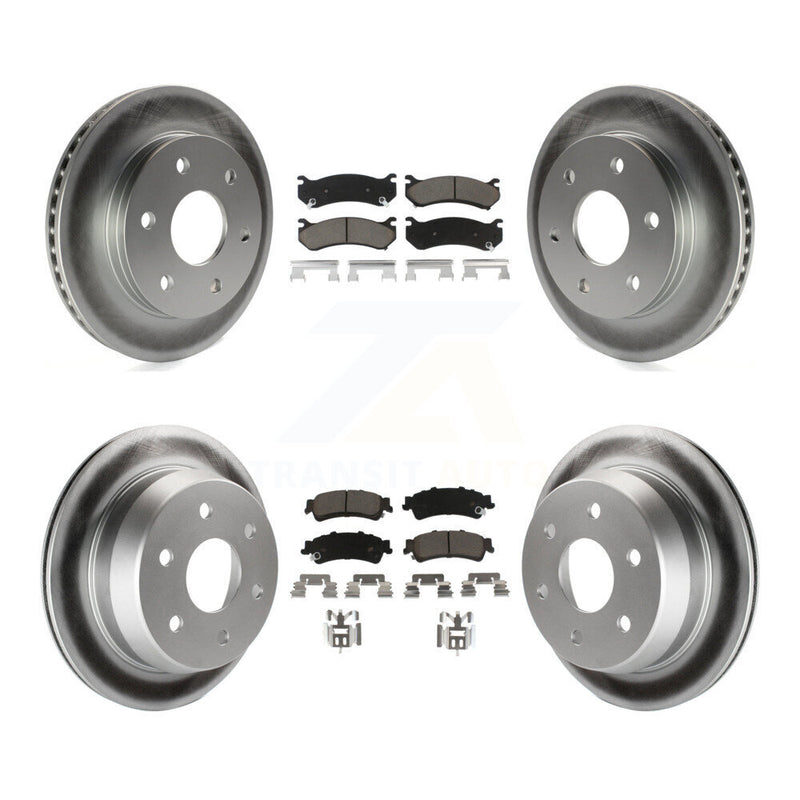 Transit Auto KGC-100686 Disc Brake Kit for 1999-2007 Chevrolet Silverado 1500 Classic, GMC Sierra 1500 Classic and More - Front and Rear
