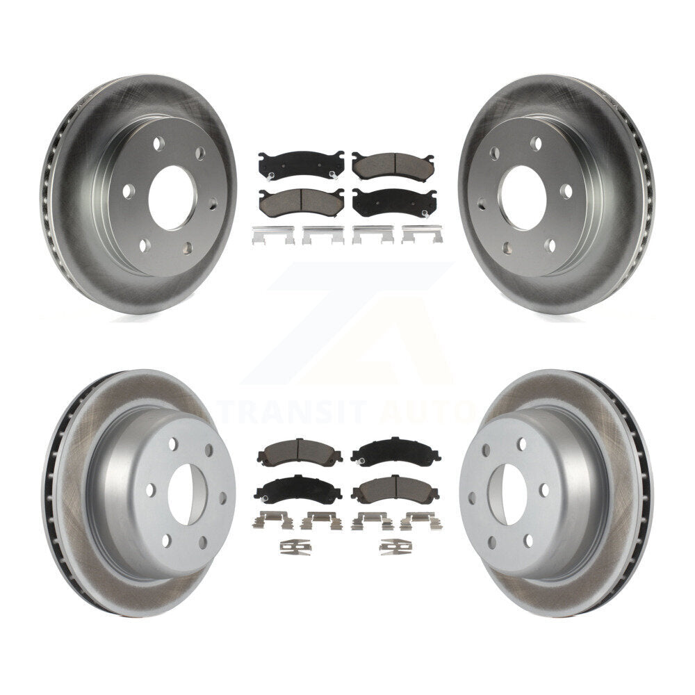 Transit Auto KGC-100688 Disc Brake Kit for 2000-2006 Chevrolet Silverado 1500, GMC Sierra 1500 and More - Front and Rear