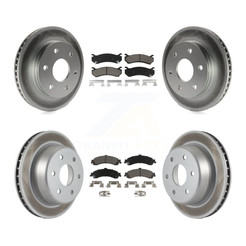 Transit Auto KGC-100688 Disc Brake Kit for 2000-2006 Chevrolet Silverado 1500, GMC Sierra 1500 and More - Front and Rear