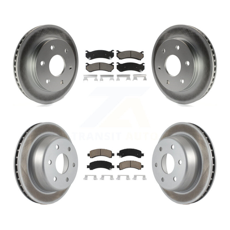 Transit Auto KGC-100691 Disc Brake Kit for 2002-2008 Cadillac Escalade, Chevrolet Avalanche 1500 and More - Front and Rear