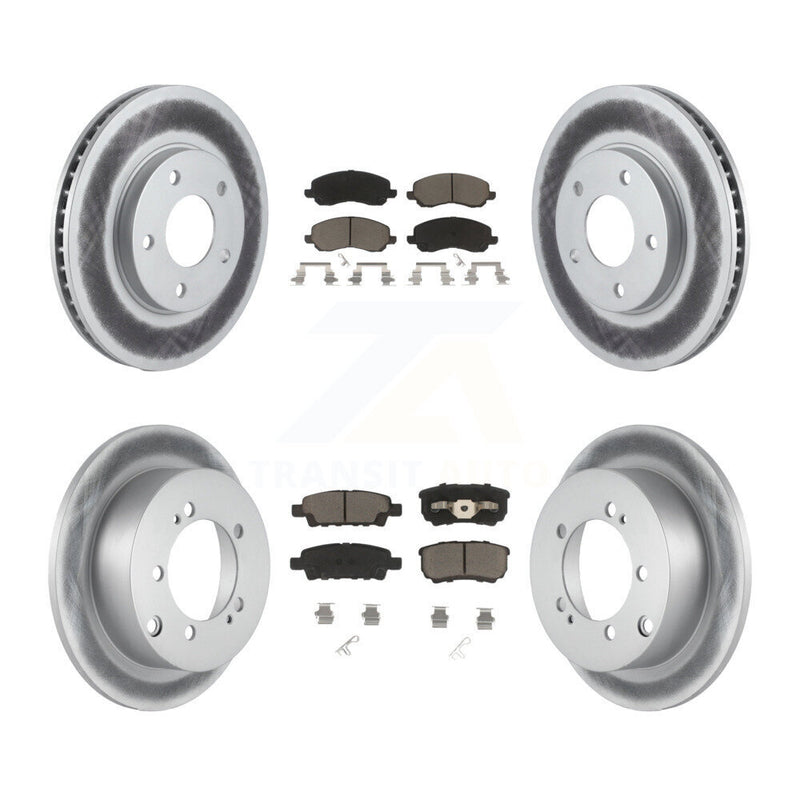 Transit Auto KGC-100692 Disc Brake Kit for 2004-2006 Mitsubishi Lancer - Front and Rear