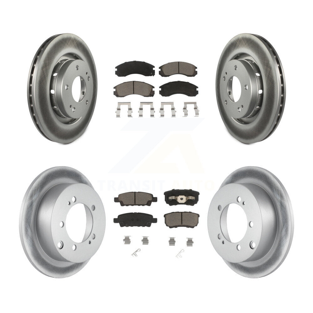 Transit Auto KGC-100693 Disc Brake Kit for 2005-2006 Mitsubishi Outlander - Front and Rear