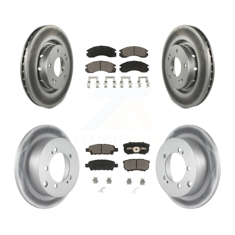 Transit Auto KGC-100693 Disc Brake Kit for 2005-2006 Mitsubishi Outlander - Front and Rear