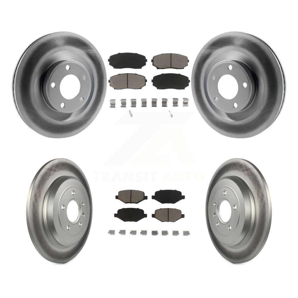 Transit Auto KGC-100695 Disc Brake Kit for 2011-2015 Ford Edge, Lincoln MKX - Front and Rear