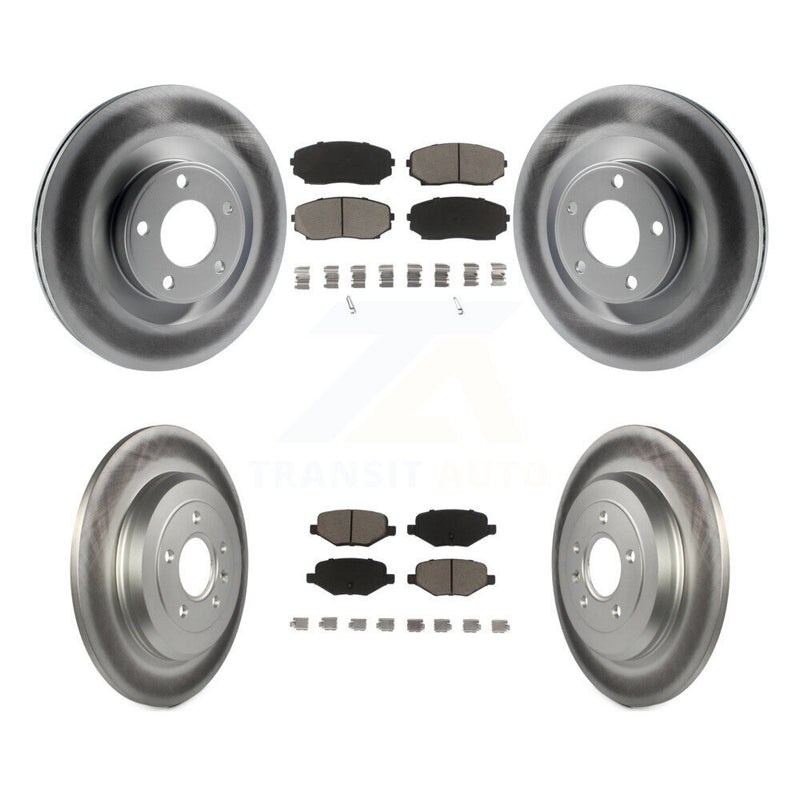 Transit Auto KGC-100695 Disc Brake Kit for 2011-2015 Ford Edge, Lincoln MKX - Front and Rear