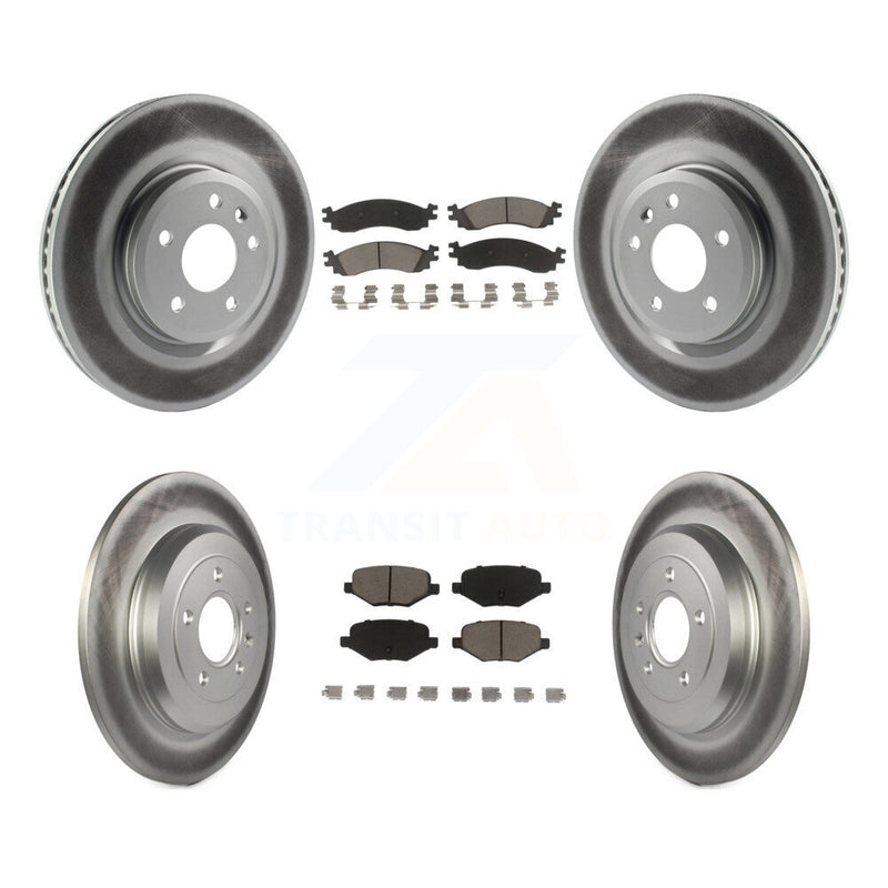 Transit Auto KGC-100698 Disc Brake Kit for 2010-2012 Ford Taurus - Front and Rear