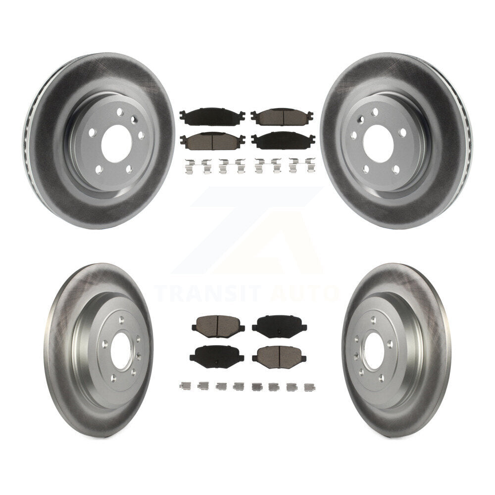 Transit Auto KGC-100699 Disc Brake Kit for 2009-2010 Lincoln MKS - Front and Rear