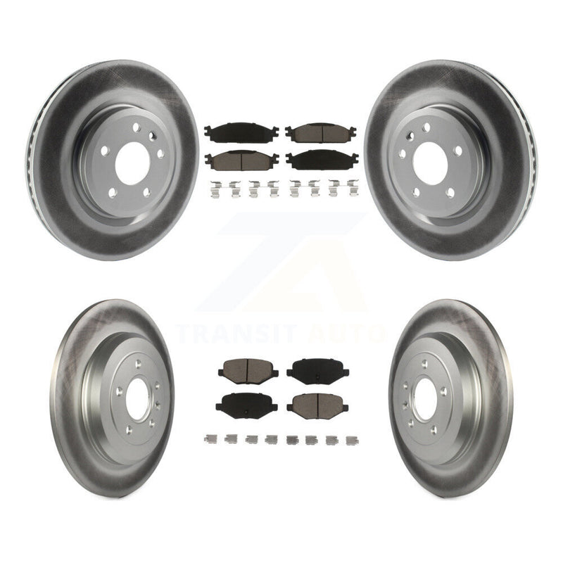 Transit Auto KGC-100699 Disc Brake Kit for 2009-2010 Lincoln MKS - Front and Rear