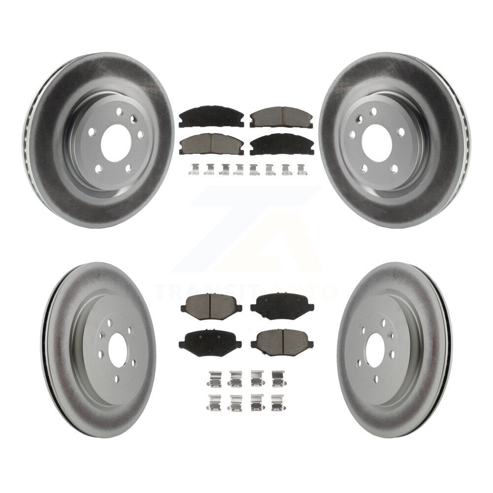 Transit Auto KGC-100700 Disc Brake Kit for 2013 Ford Explorer - Front and Rear