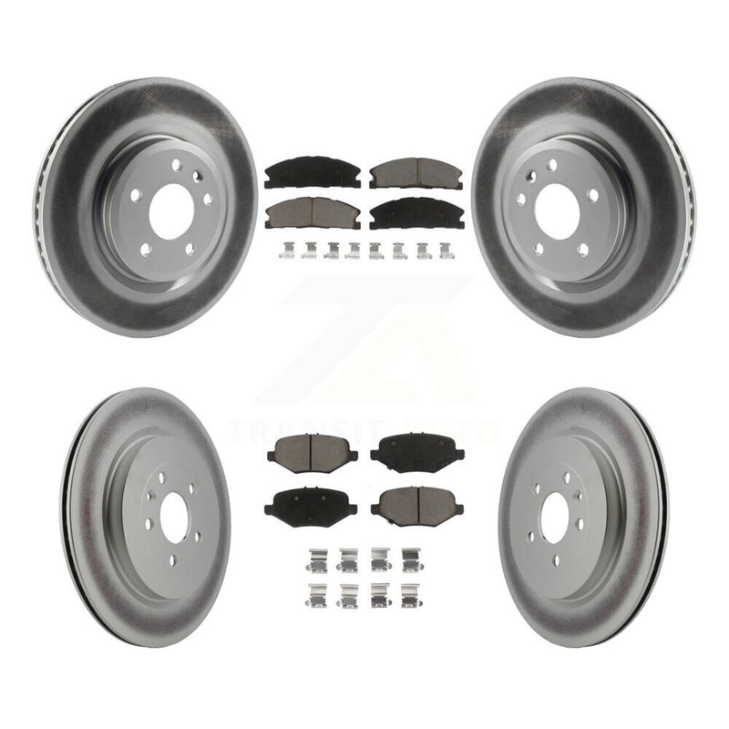 Transit Auto KGC-100700 Disc Brake Kit for 2013 Ford Explorer - Front and Rear