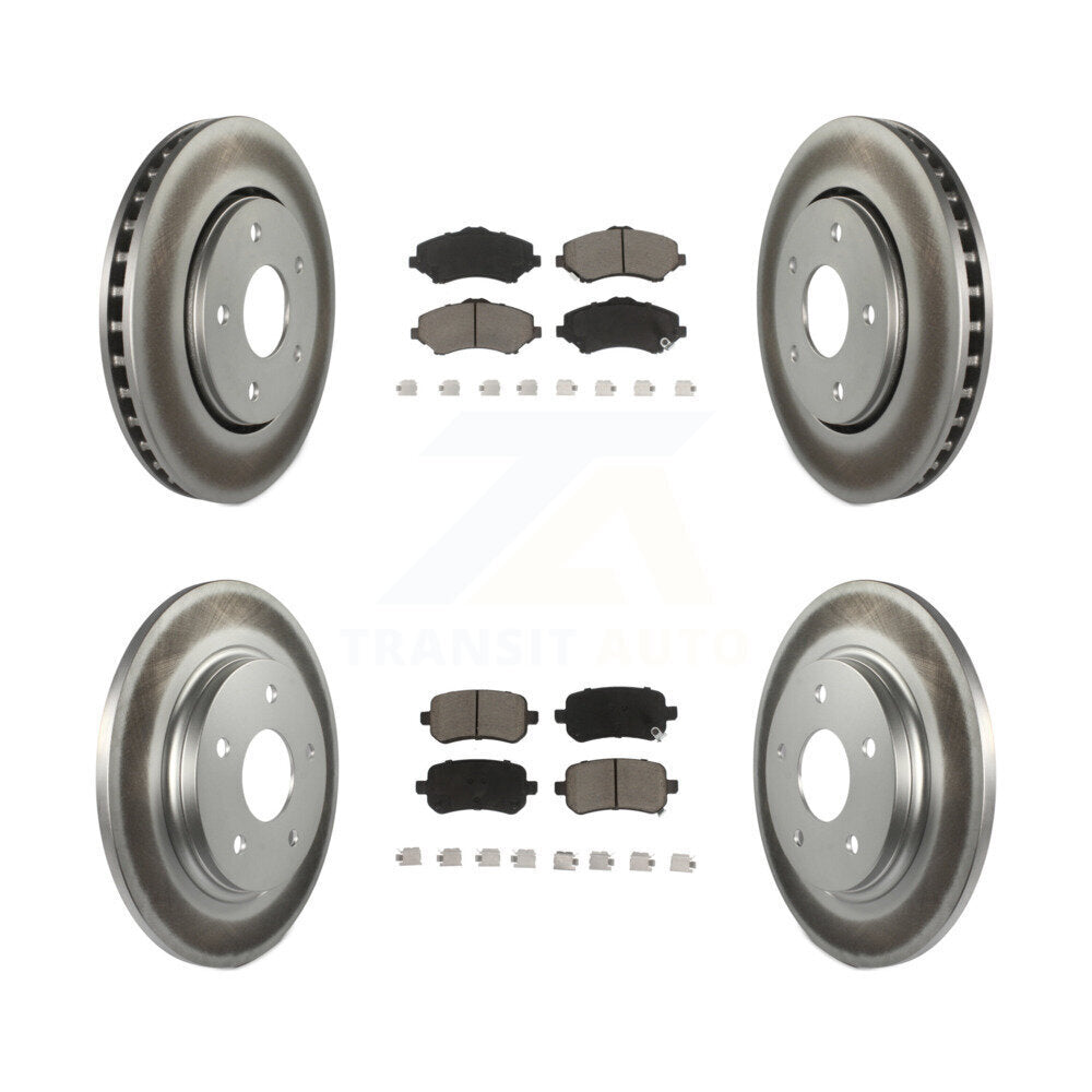 Transit Auto KGC-100710 Disc Brake Kit for 2008-2012 Chrysler Town & Country, Dodge Grand Caravan and More - Front and Rear