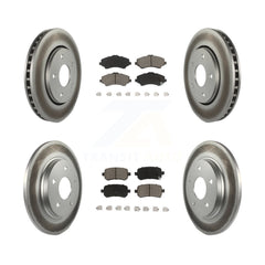 Transit Auto KGC-100710 Disc Brake Kit for 2008-2012 Chrysler Town & Country, Dodge Grand Caravan and More - Front and Rear