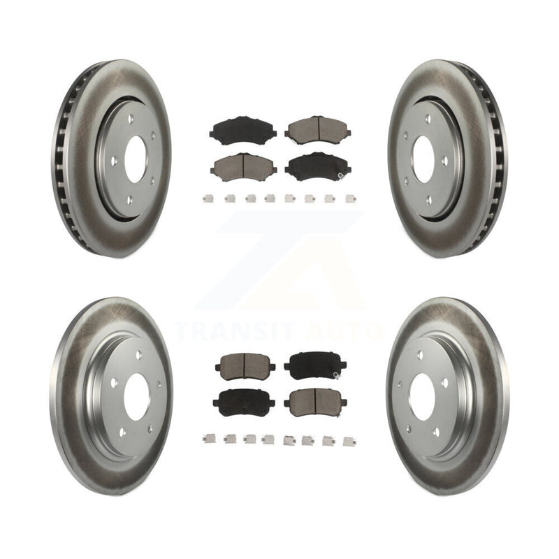 Transit Auto KGC-100710 Disc Brake Kit for 2008-2012 Chrysler Town & Country, Dodge Grand Caravan and More - Front and Rear
