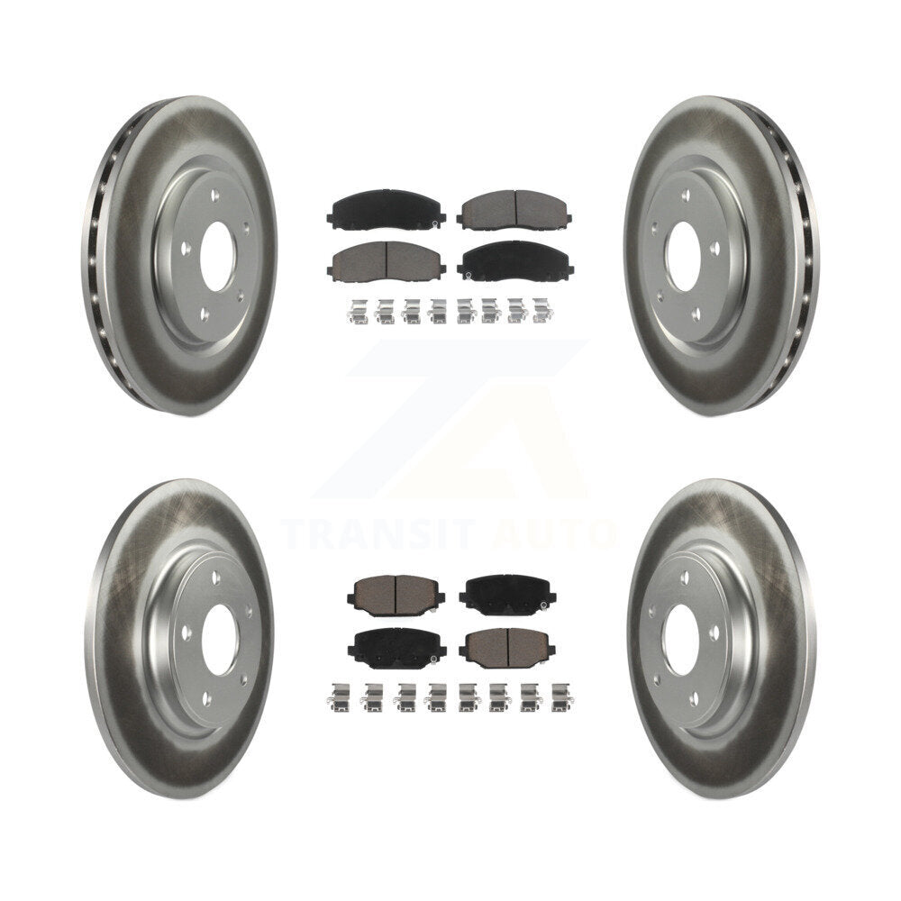 Transit Auto KGC-100711 Disc Brake Kit for 2012-2020 Dodge Grand Caravan, Dodge Journey and More - Front and Rear