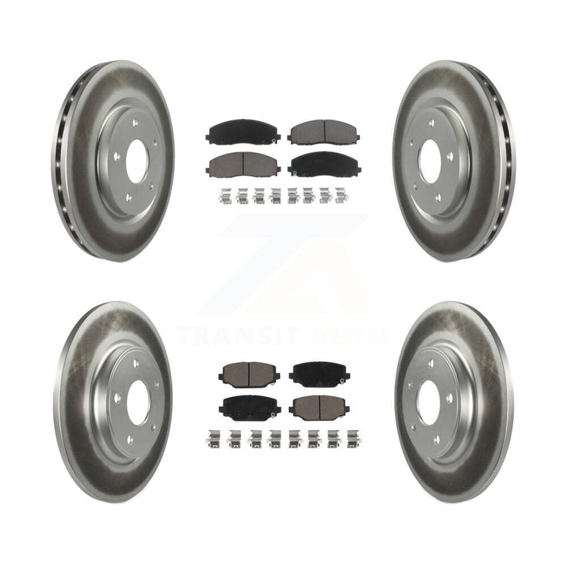 Transit Auto KGC-100711 Disc Brake Kit for 2012-2020 Dodge Grand Caravan, Dodge Journey and More - Front and Rear