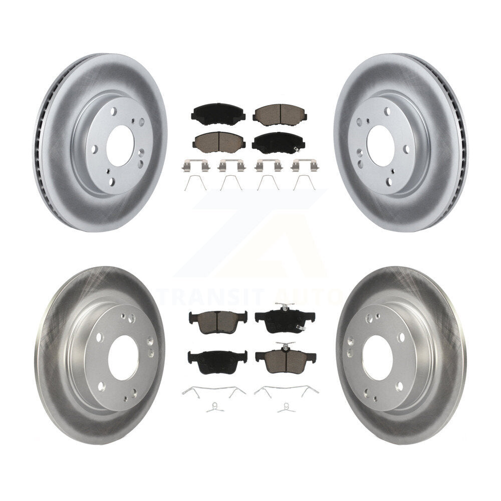 Transit Auto KGC-100725 Disc Brake Kit for 2016-2021 Honda Civic - Front and Rear