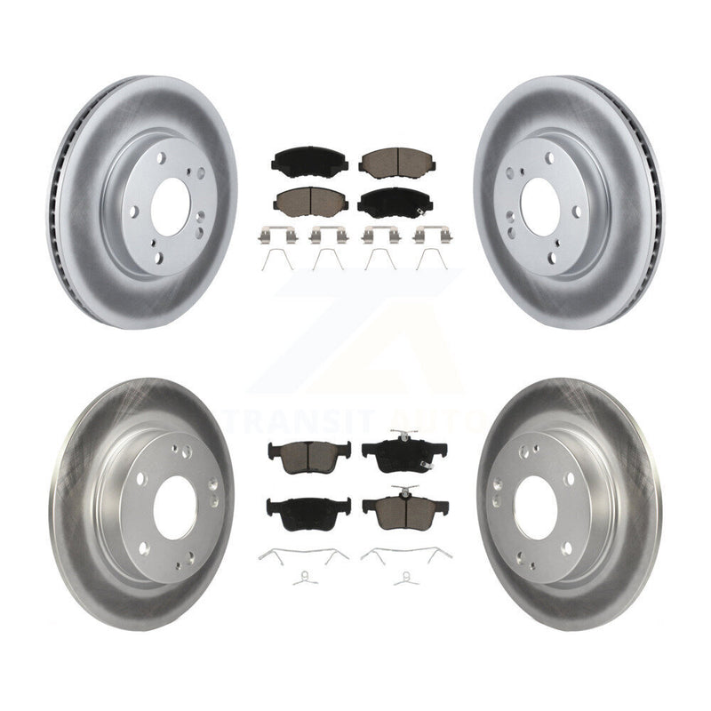 Transit Auto KGC-100725 Disc Brake Kit for 2016-2021 Honda Civic - Front and Rear