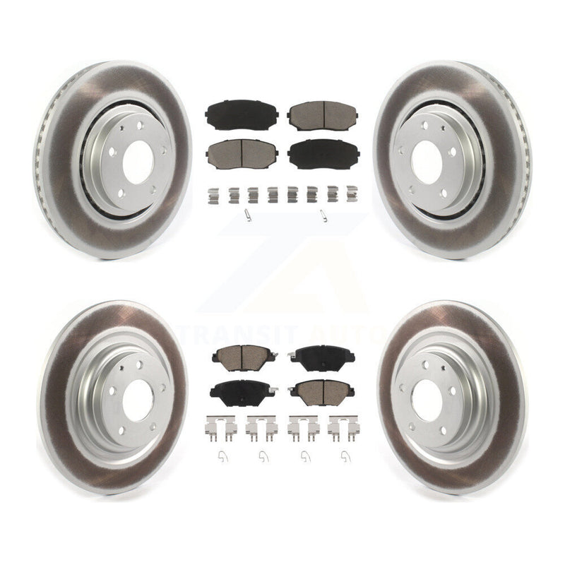 Transit Auto KGC-100728 Disc Brake Kit for 2016-2023 Mazda CX-9 - Front and Rear
