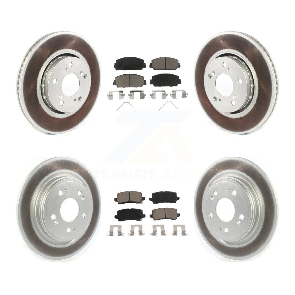 Transit Auto KGC-100734 Disc Brake Kit for 2014-2020 Acura RLX - Front and Rear
