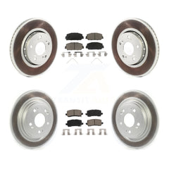 Transit Auto KGC-100734 Disc Brake Kit for 2014-2020 Acura RLX - Front and Rear