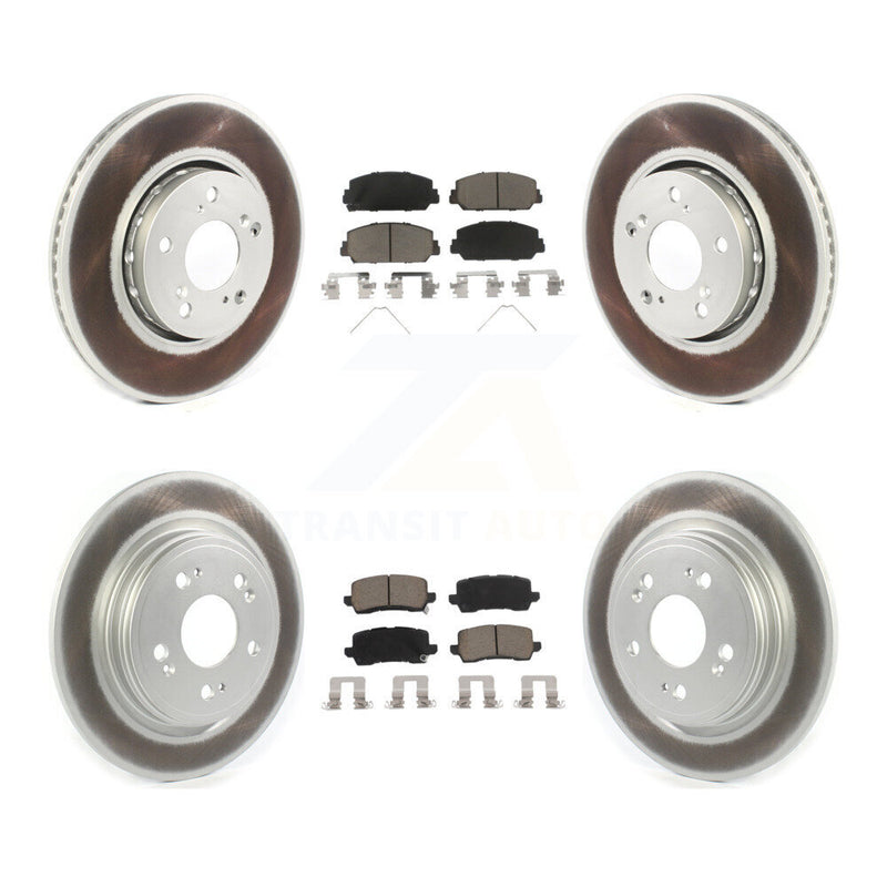 Transit Auto KGC-100734 Disc Brake Kit for 2014-2020 Acura RLX - Front and Rear