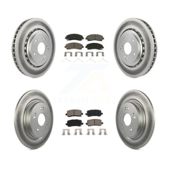 Transit Auto KGC-100736 Disc Brake Kit for 2015-2020 Acura TLX - Front and Rear
