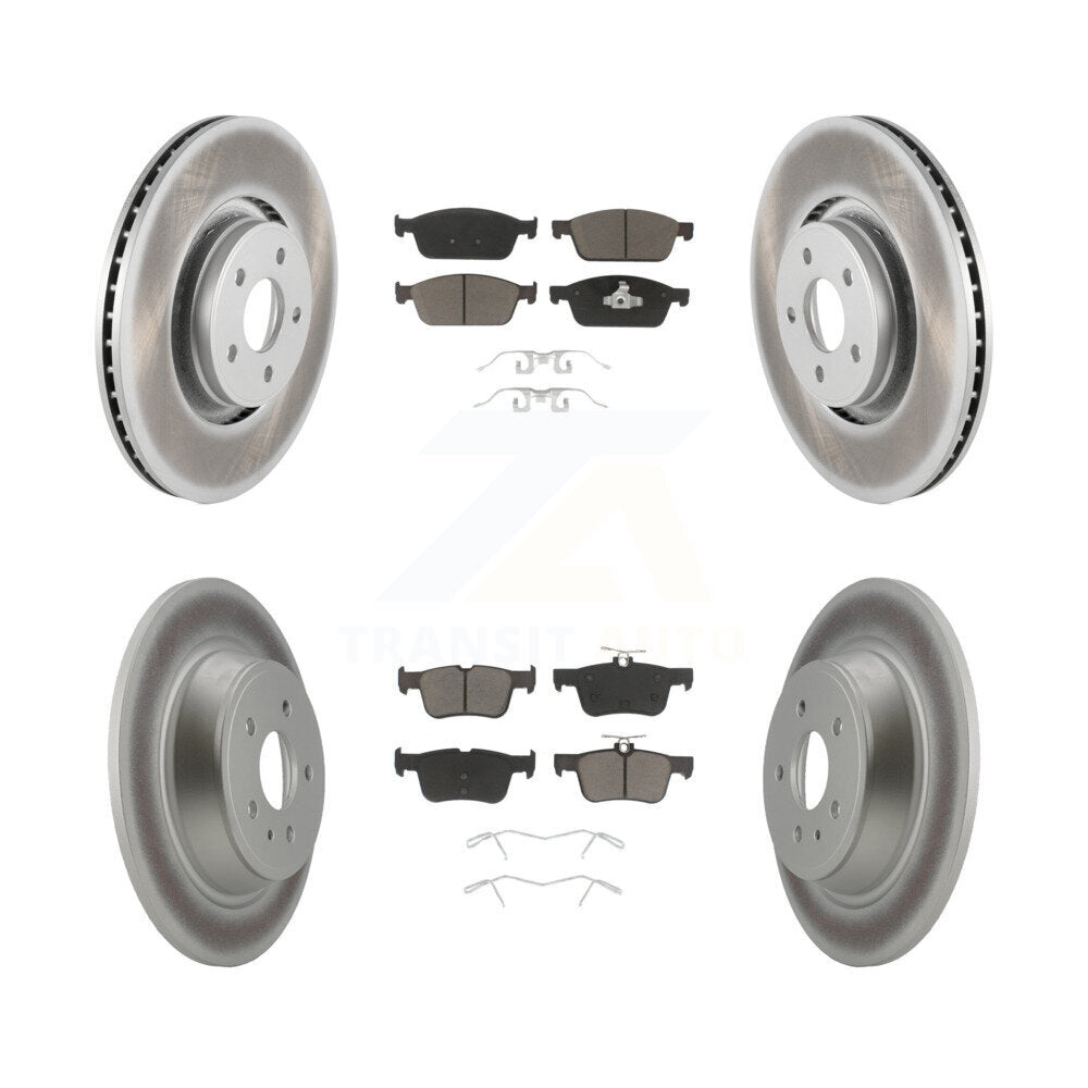 Transit Auto KGC-100738 Disc Brake Kit for 2015-2019 Lincoln MKC - Front and Rear