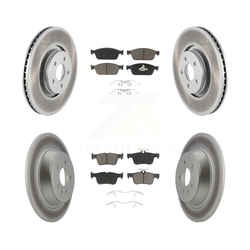 Transit Auto KGC-100738 Disc Brake Kit for 2015-2019 Lincoln MKC - Front and Rear