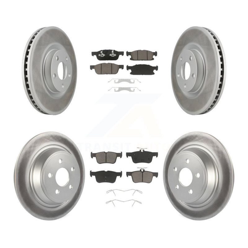 Transit Auto KGC-100739 Disc Brake Kit for 2015-2019 Ford Edge - Front and Rear
