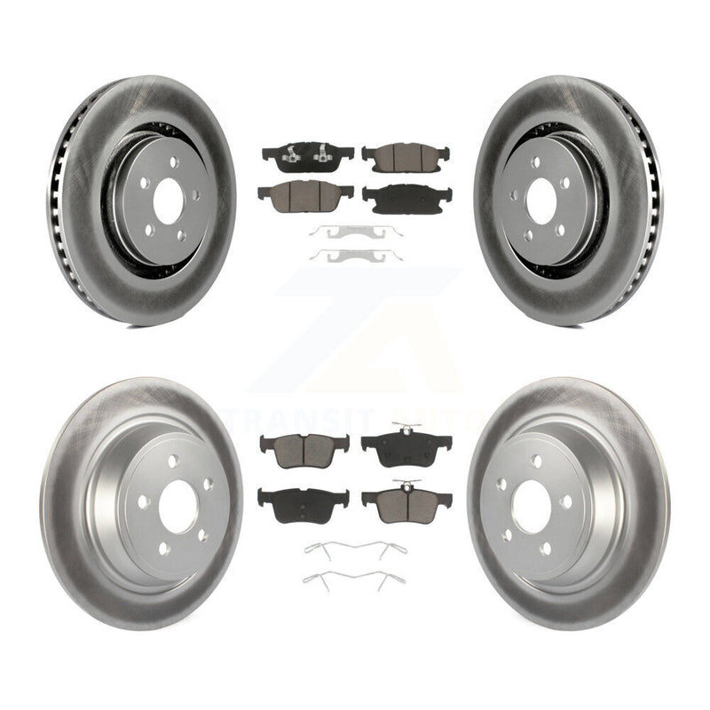 Transit Auto KGC-100740 Disc Brake Kit for 2015-2023 Ford Edge, Lincoln Nautilus, Lincoln MKX - Front and Rear