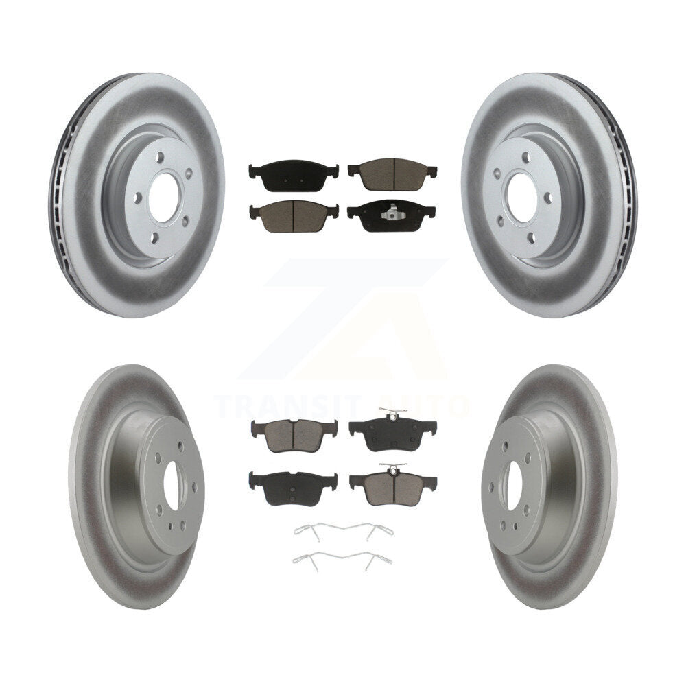 Transit Auto KGC-100741 Disc Brake Kit for 2017-2019 Lincoln MKC, Ford Escape - Front and Rear