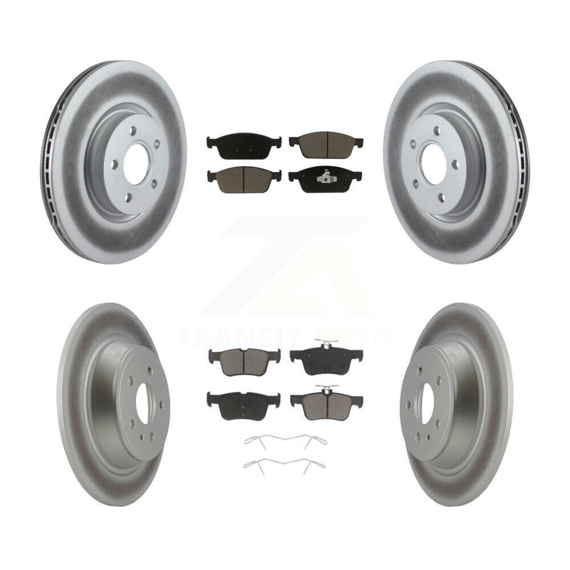 Transit Auto KGC-100741 Disc Brake Kit for 2017-2019 Lincoln MKC, Ford Escape - Front and Rear