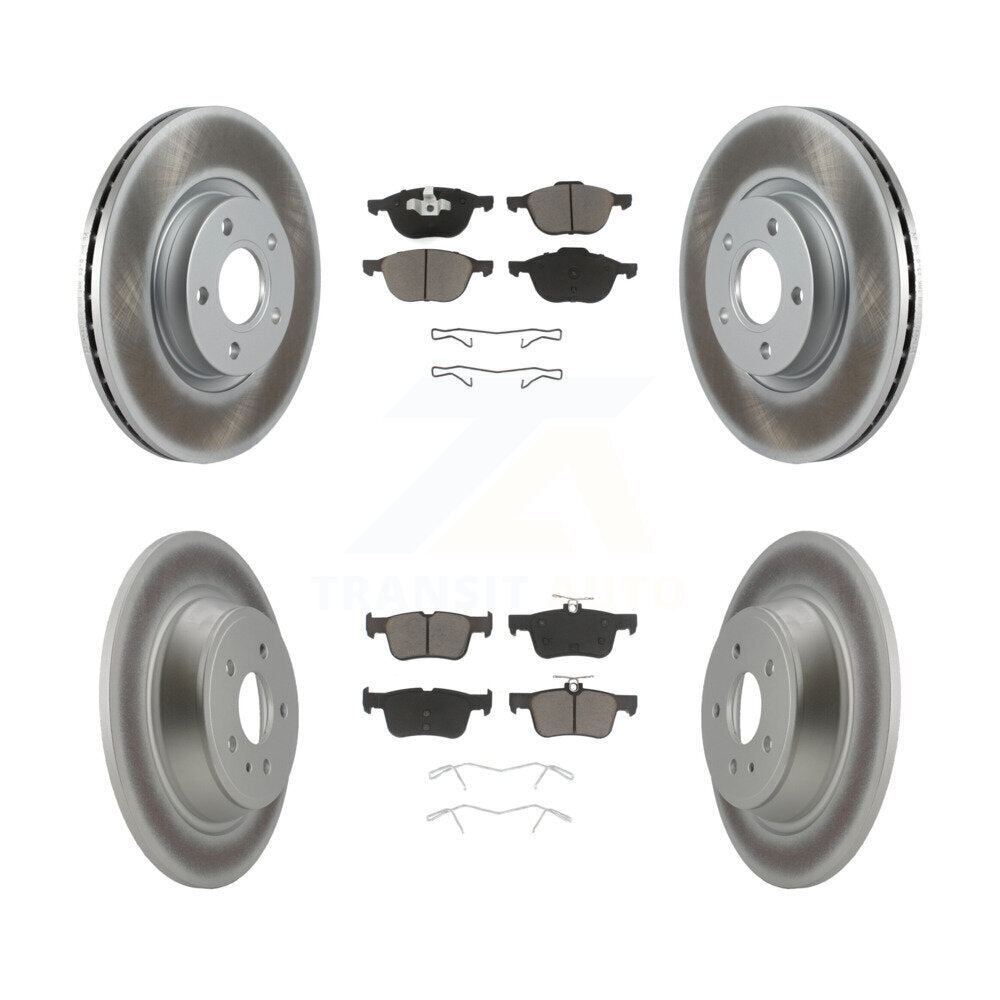 Transit Auto KGC-100742 Disc Brake Kit for 2017-2019 Ford Escape - Front and Rear