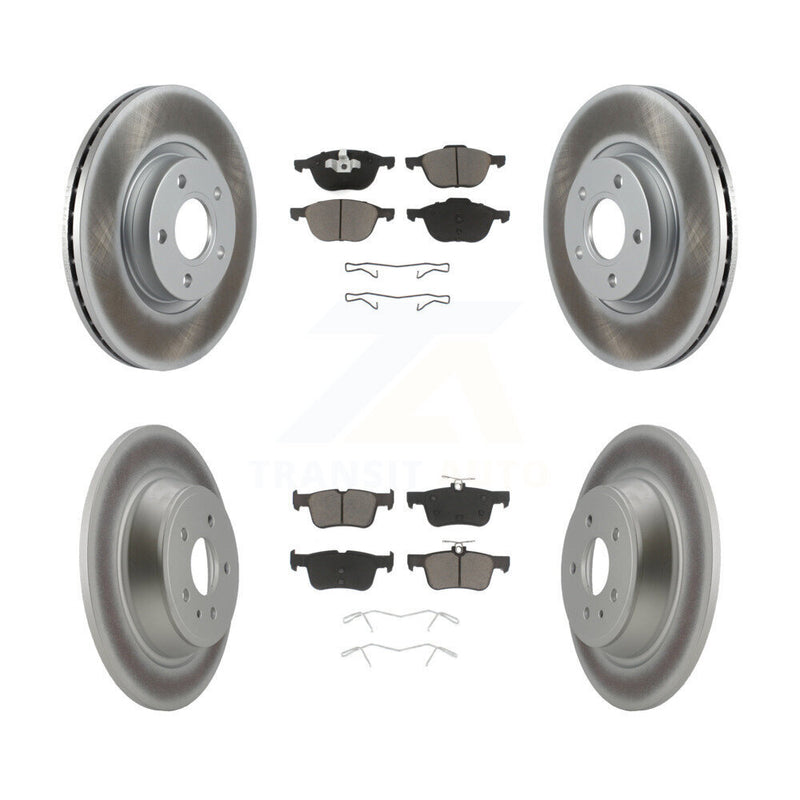 Transit Auto KGC-100742 Disc Brake Kit for 2017-2019 Ford Escape - Front and Rear