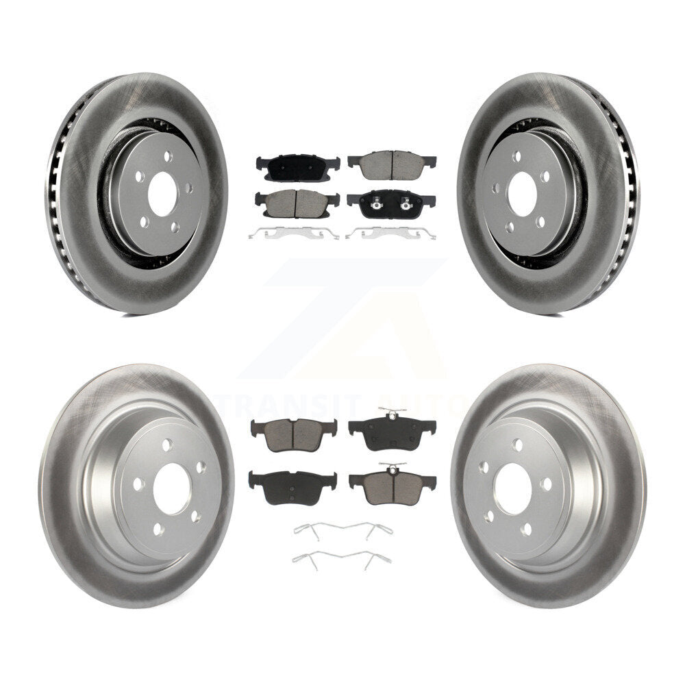 Transit Auto KGC-100744 Disc Brake Kit for 2017-2020 Lincoln Continental, Ford Fusion, Lincoln MKZ - Front and Rear