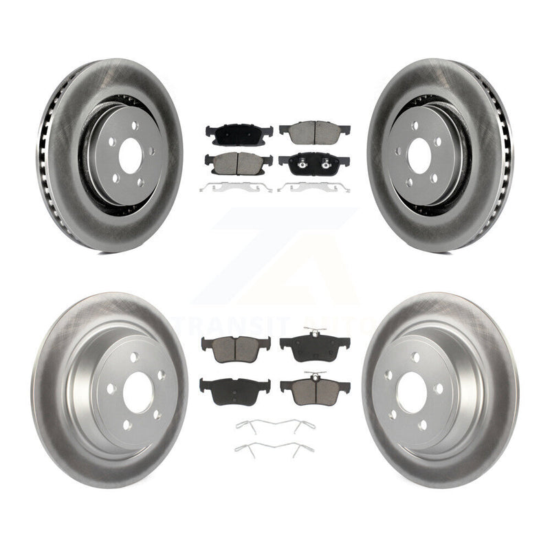 Transit Auto KGC-100744 Disc Brake Kit for 2017-2020 Lincoln Continental, Ford Fusion, Lincoln MKZ - Front and Rear