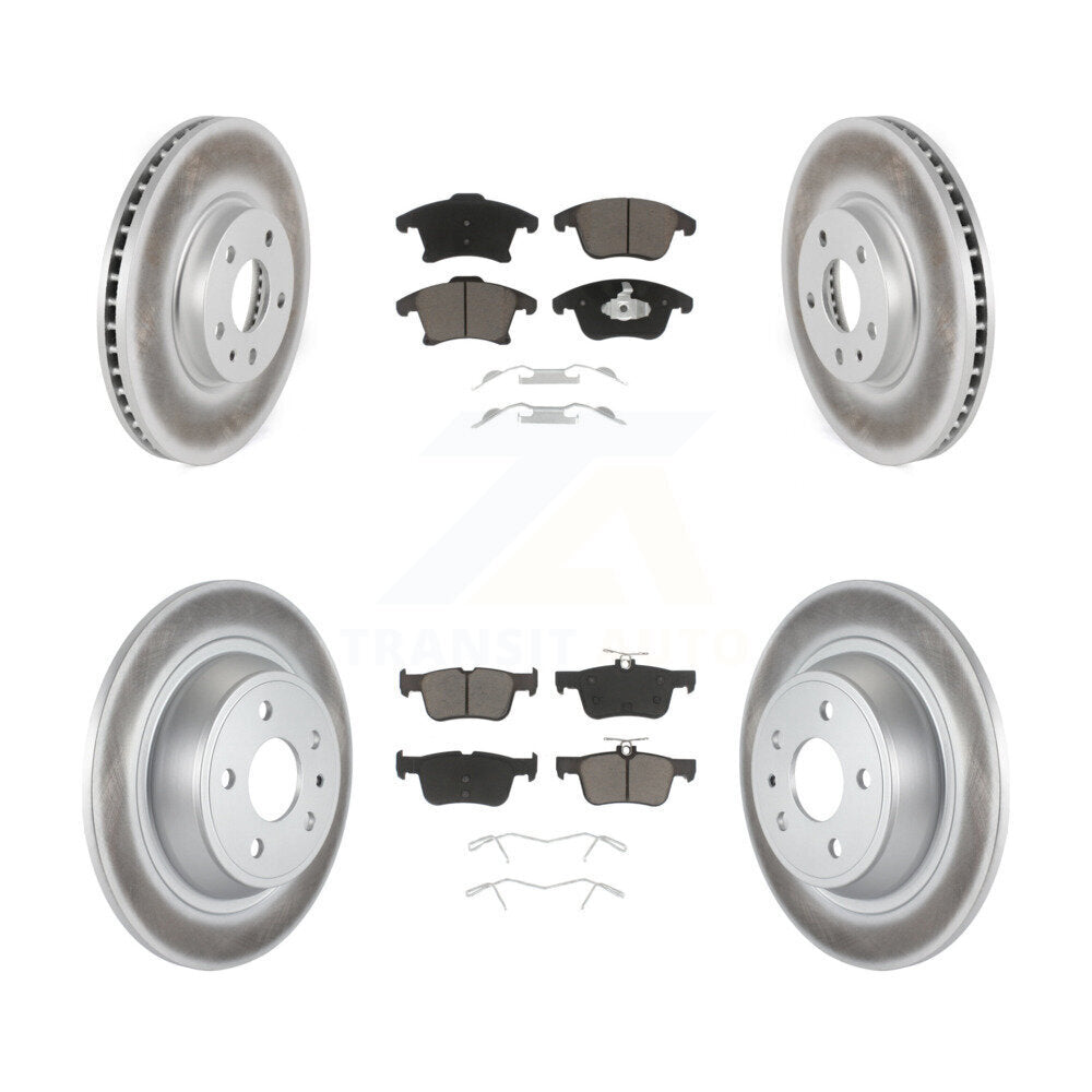 Transit Auto KGC-100745 Disc Brake Kit for 2013-2020 Ford Fusion, Lincoln MKZ - Front and Rear