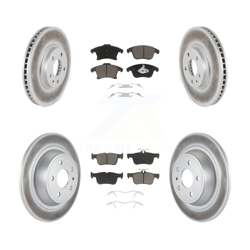 Transit Auto KGC-100745 Disc Brake Kit for 2013-2020 Ford Fusion, Lincoln MKZ - Front and Rear