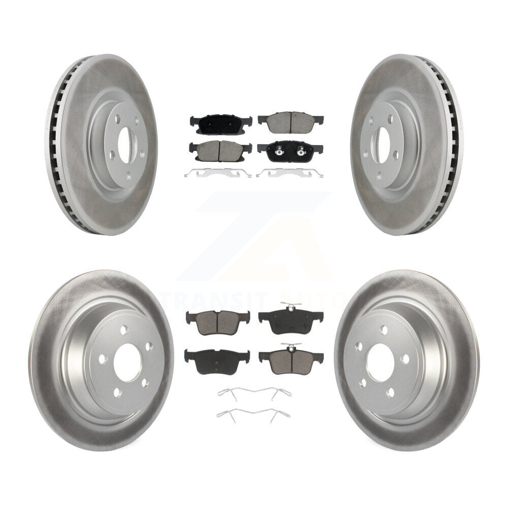 Transit Auto KGC-100747 Disc Brake Kit for 2018-2020 Lincoln Continental - Front and Rear