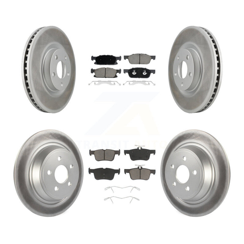 Transit Auto KGC-100747 Disc Brake Kit for 2018-2020 Lincoln Continental - Front and Rear