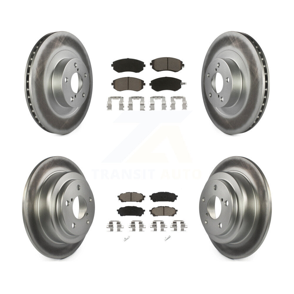 Transit Auto KGC-100750 Disc Brake Kit for 2004-2008 Saab 9-2X, Subaru Forester, Subaru Impreza - Front and Rear