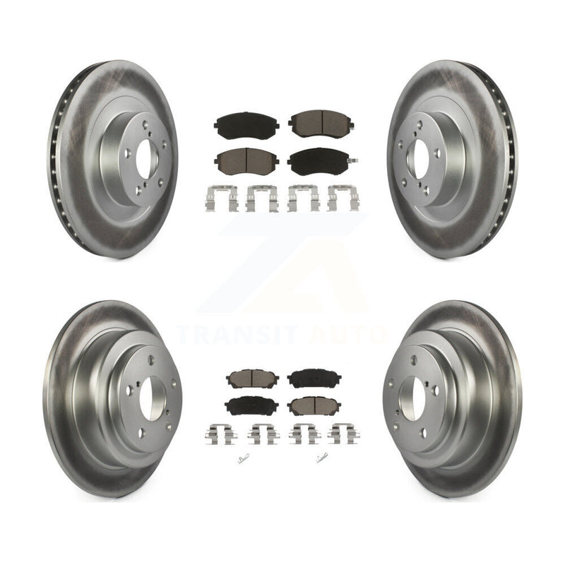 Transit Auto KGC-100750 Disc Brake Kit for 2004-2008 Saab 9-2X, Subaru Forester, Subaru Impreza - Front and Rear