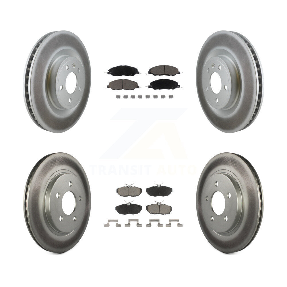 Transit Auto KGC-100751 Disc Brake Kit for 2011-2014 Ford Mustang - Front and Rear